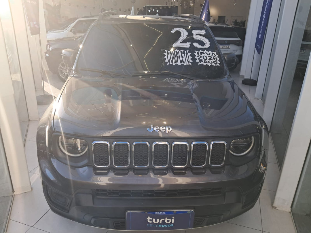 Jeep Renegade Longitude T270 Cinza [2025] - 30.800  KM
